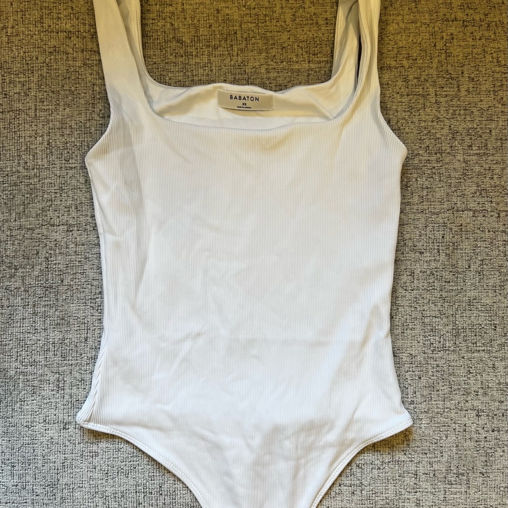 Babaton White Bodysuit